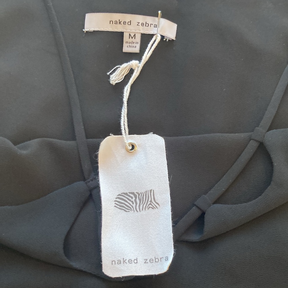 NWT. Naked zebra top. Size medium. - Picture 10 of 10